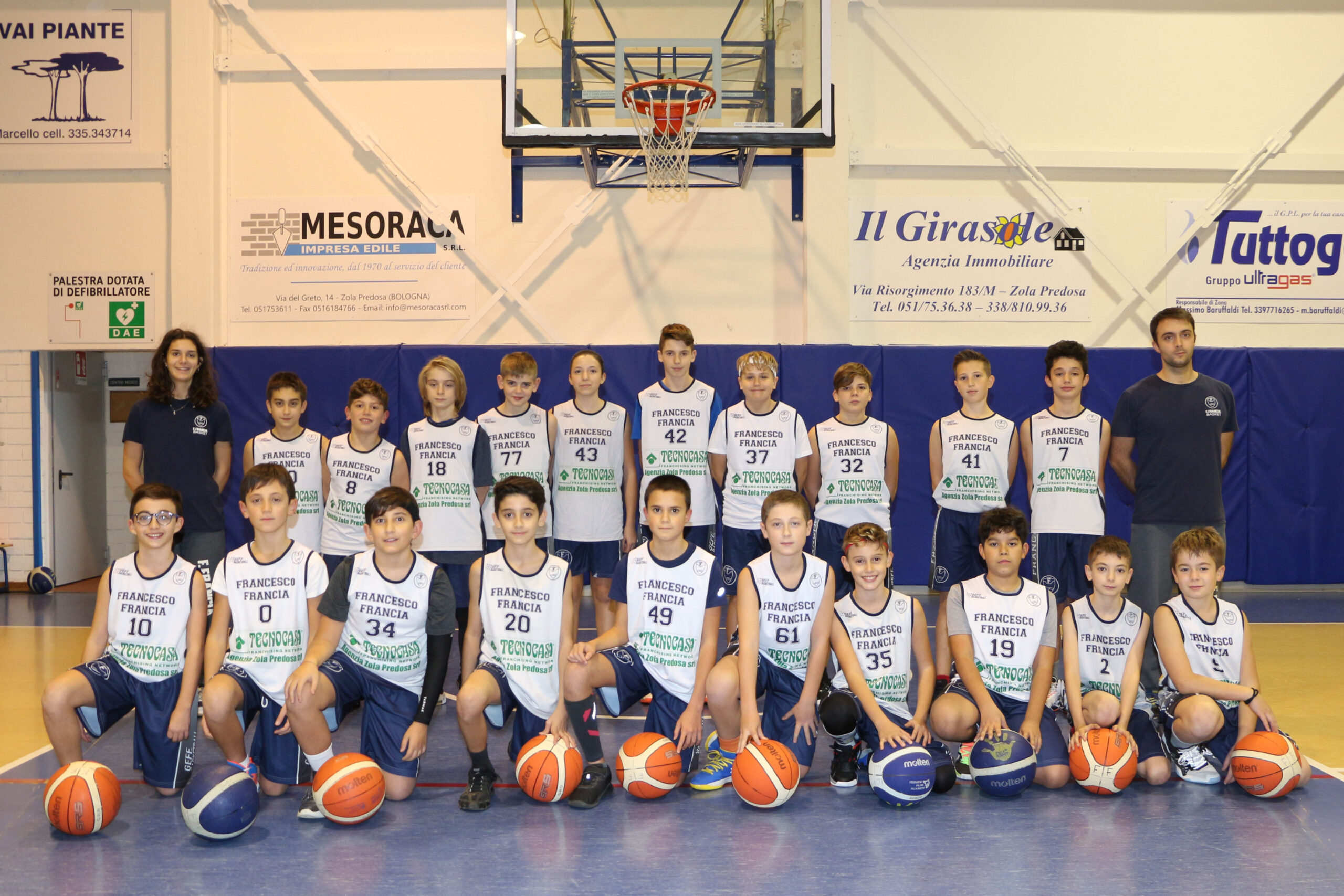 Squadra Esordienti - Francesco Francia Basket