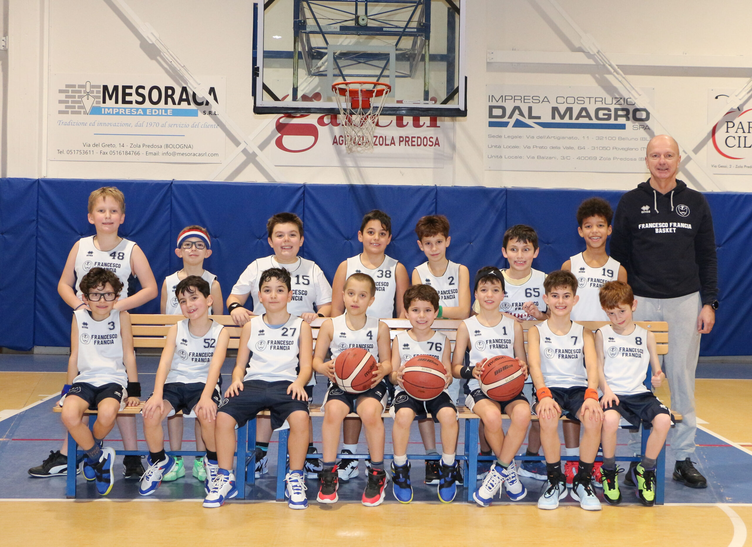 Squadra Scoiattoli 2016 - Francesco Francia Basket