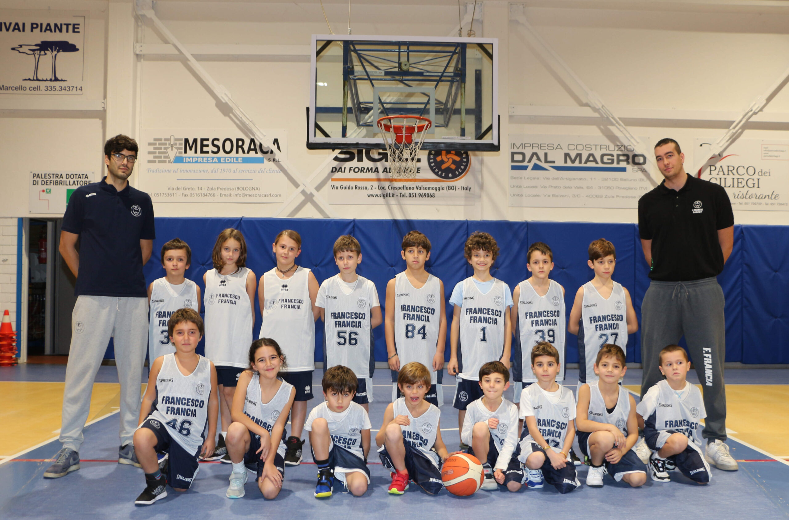 Squadra Scoiattoli 2014 2022-2023 - Francesco Francia Basket