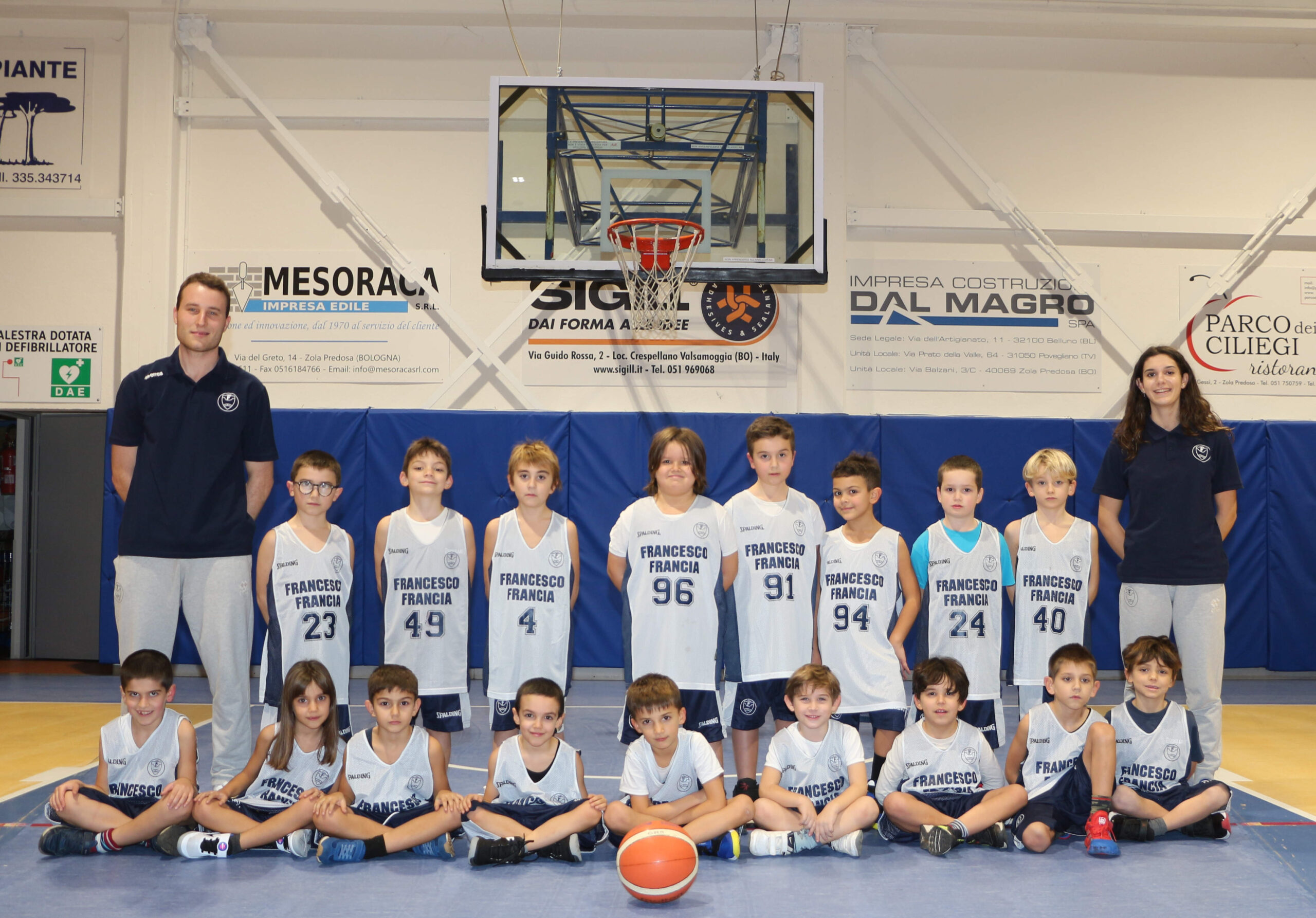 Squadra Scoiattoli 2015 - Francesco Francia Basket